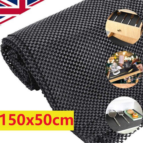 Black anti slip - mat, roll